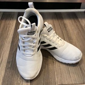 Women’s white adidas shoes
